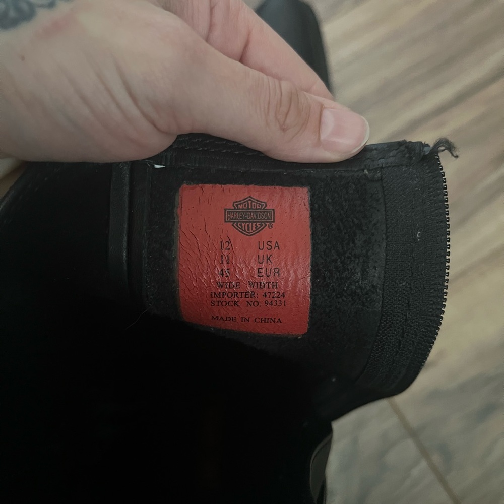 Harley Davidson Riding Boots - Picture 6 of 7